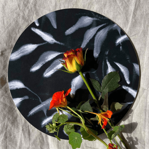 Image showing the Amongst Placemat, D28cm, Black Navy product.