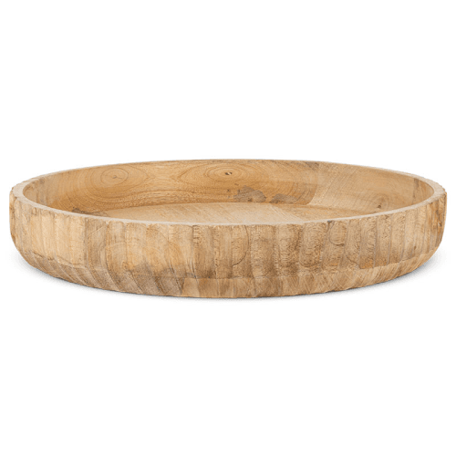 Image showing the Gavivi Mango Wood Bowl, D35cm, Natural product.