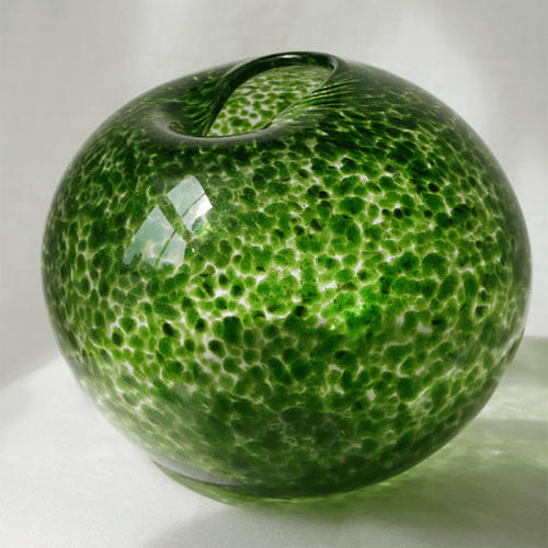 Image showing the Large Dewdrop Vase, D26cm, Shimmering Moss product.