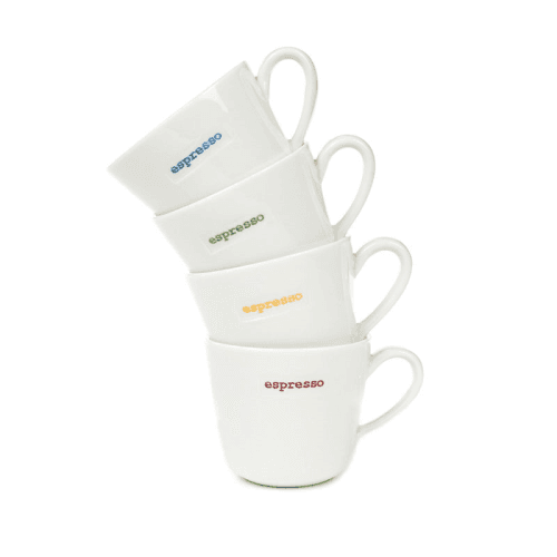 Image showing the 'Espresso' Set of 4 Espresso Cups, 100ml product.