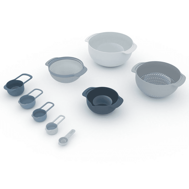 Nest 9 Plus Bowl Set, Sky Blue