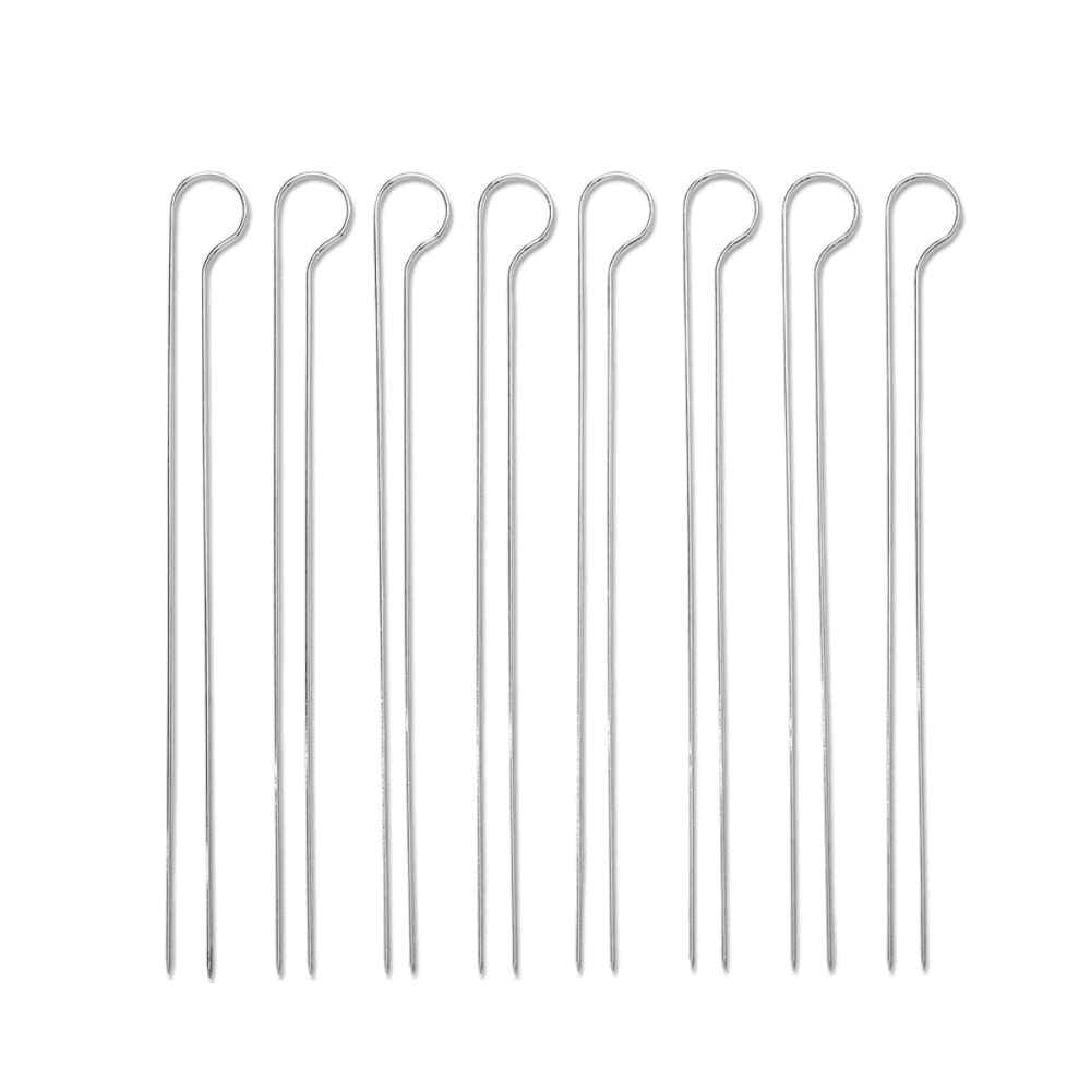 Grilling Skewers Set, Silver