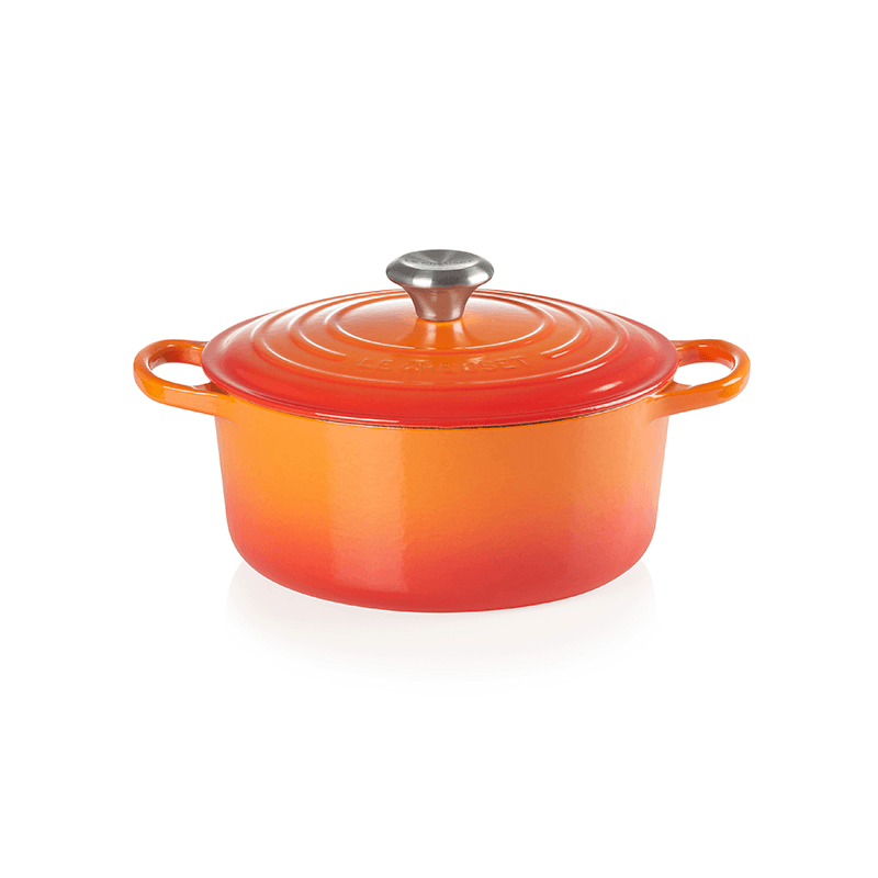 Signature Cast Iron Round casserole, 28cm - 6.7 litre, Volcanic