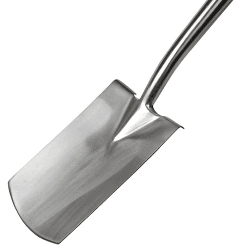Image showing the Digging spade, Silver/Brown product.