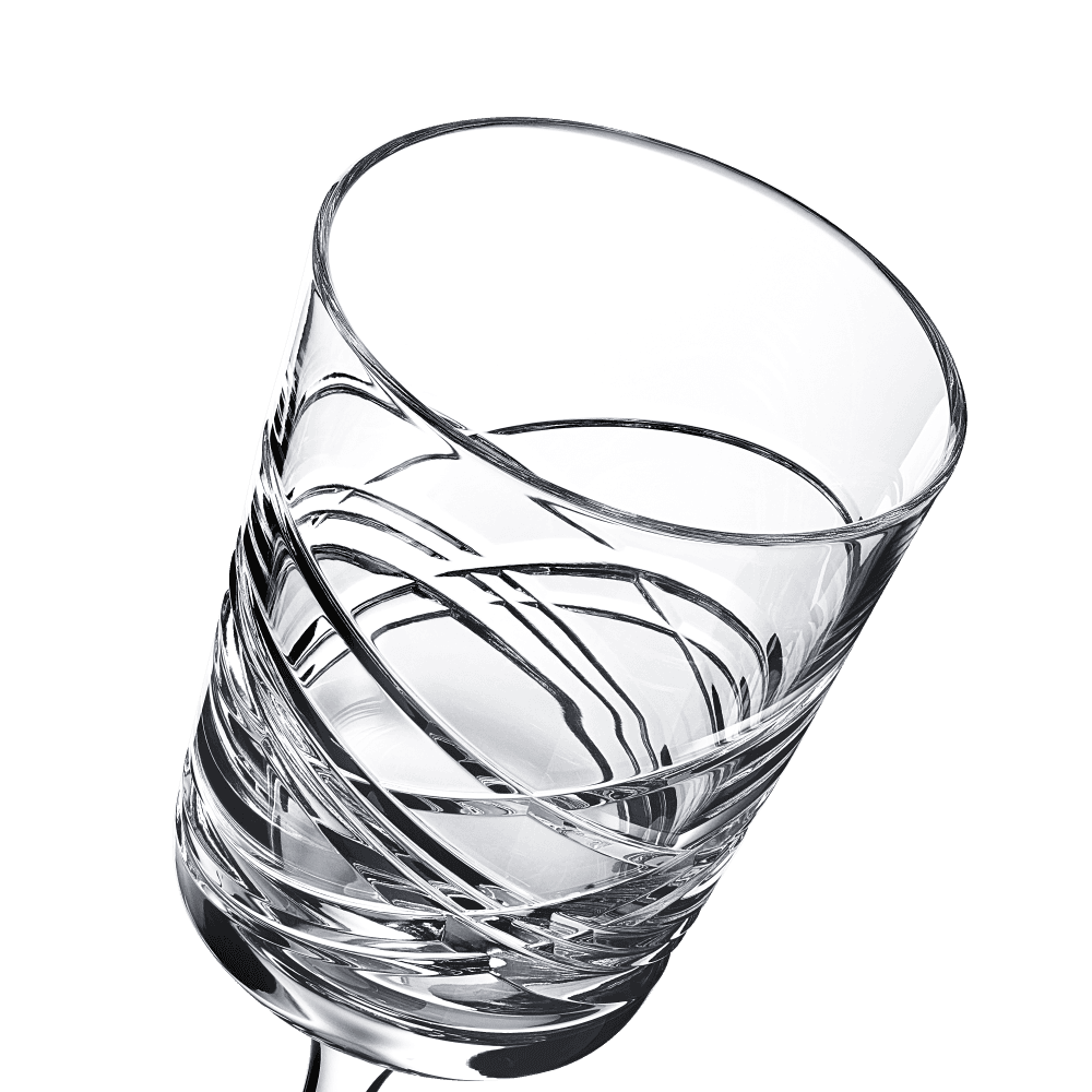 Aran Set of 2 White Wine Glasses, 300ml, Clear