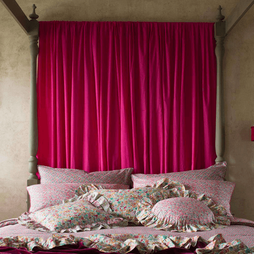 Image showing the Betsy Ann Duvet Set, Double, Pink product.