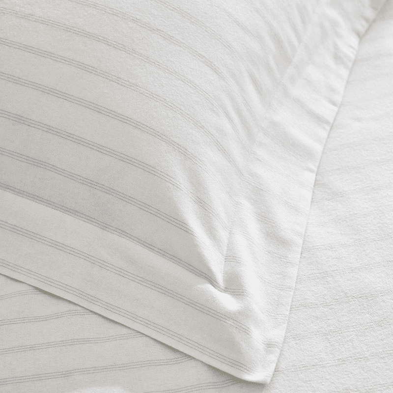 Harley Super King Oxford Pillowcase, Blue Stripe