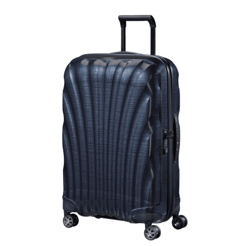 Image showing the C-Lite Spinner Suitcase, H69 x L46 x W29cm, Midnight Blue product.
