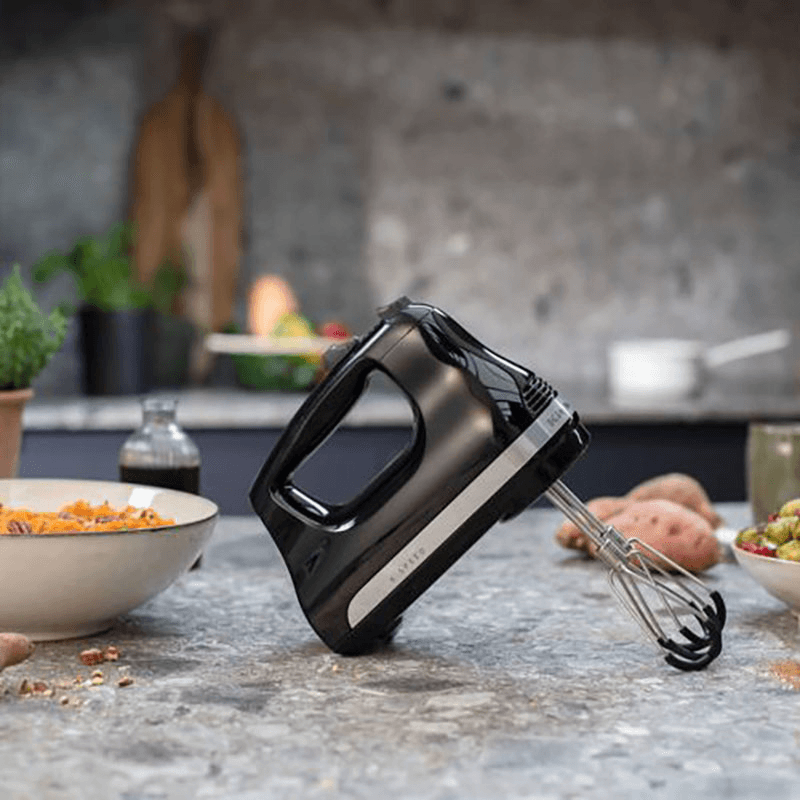 6 Speed Hand Mixer Flex Edge, Onyx Black