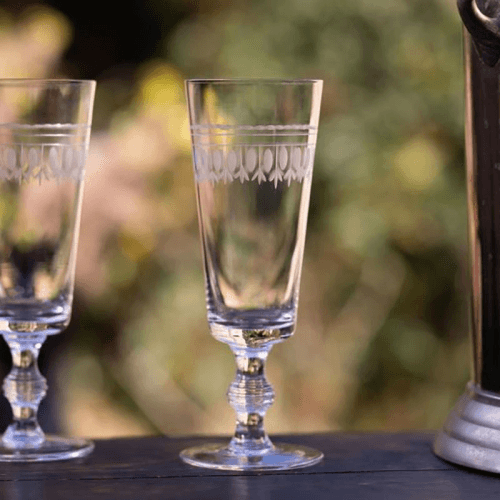 Image showing the Ovals Champagne Flute, Set of Four, 180ml product.