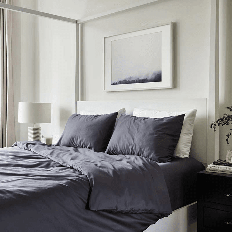 Silver Standard Pillowcase, Inky