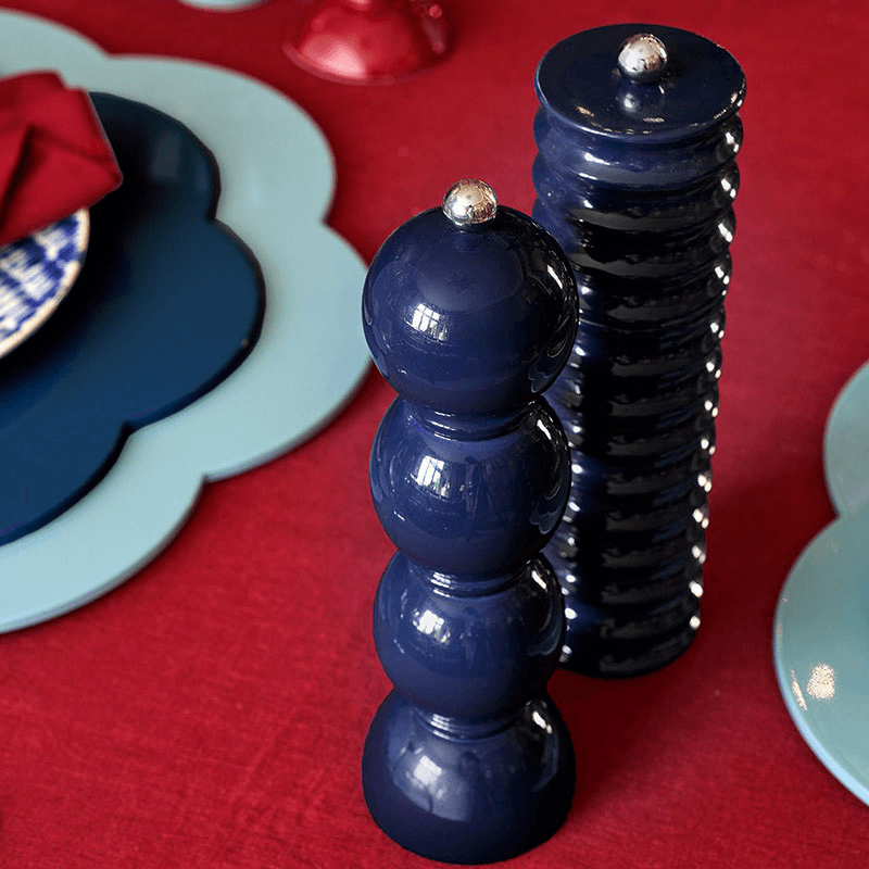 Bobbin Salt & Pepper Grinder, H24cm, Navy