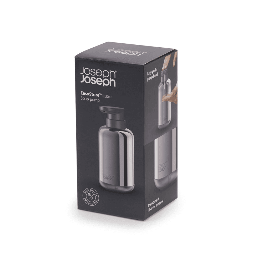 EasyStore Luxe Soap Pump, Stainless Steel