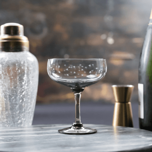 Image showing the Stars Set of 4 Cocktail Glasses, 210ml, Smoky product.