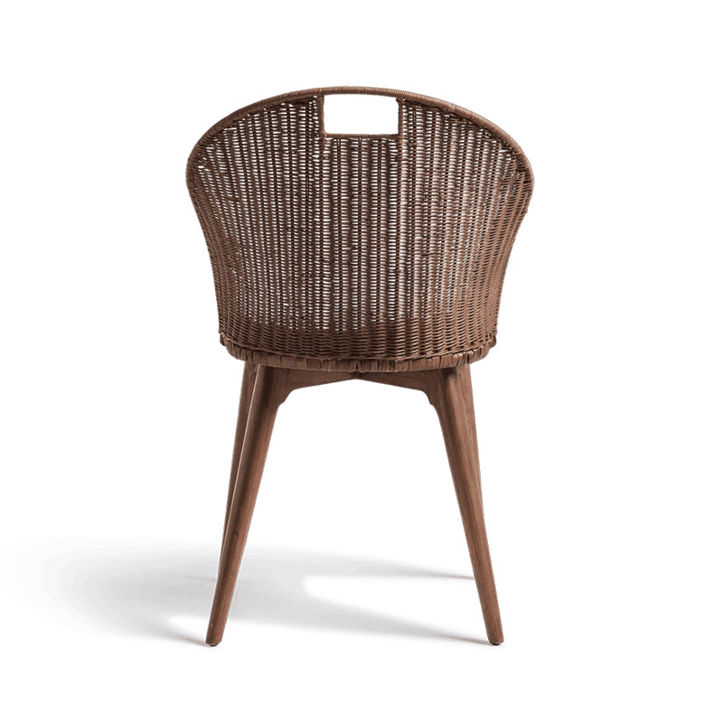 Panela Rattan Dining Chair, Chestnut