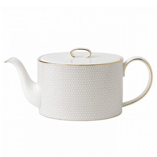 Image showing the Gio Gold Teapot, 1L, Gold/White product.