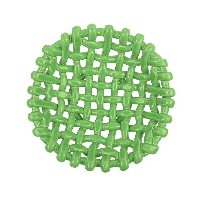 Juicy Basketweave Bowl, D31cm, Apple Green