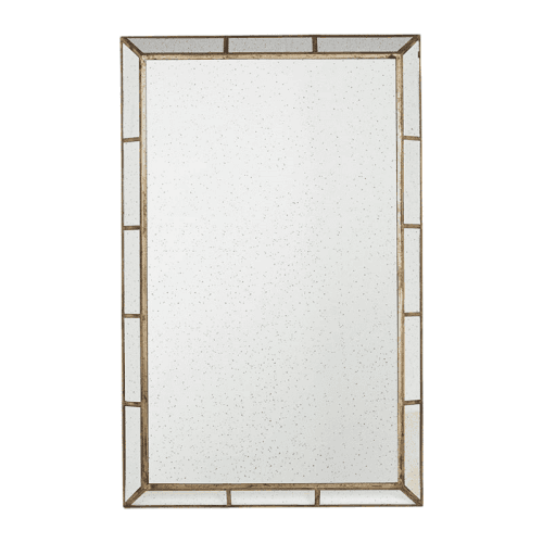 Image showing the Versailles Mirror, W90 x H140cm, Distressed Metal Frame product.