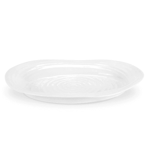 Image showing the Ceramics Oval plate, 37 x 30cm, White product.