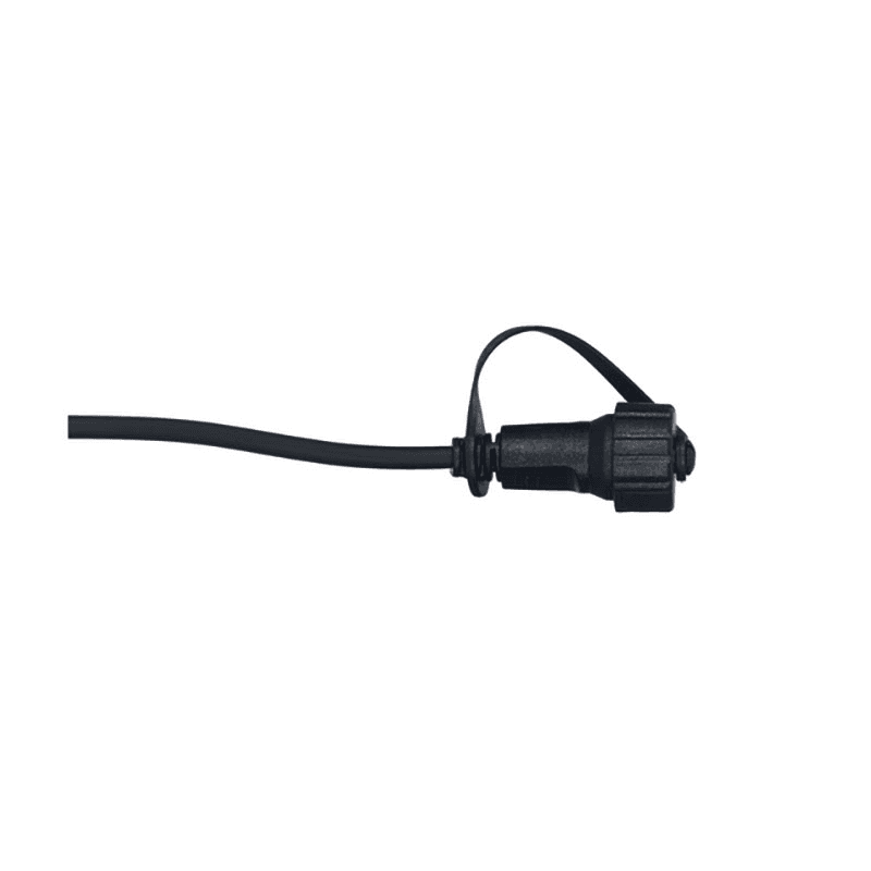 Classic Festoon Lights Extension Kit, 10 Bulbs, Black
