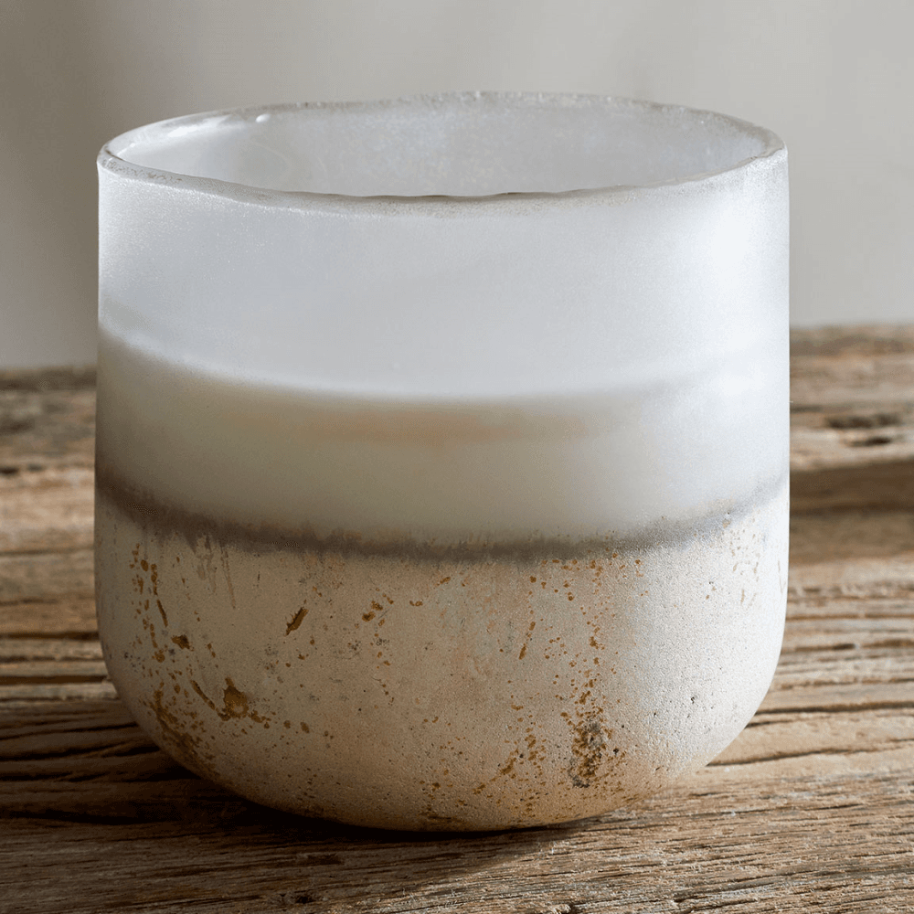 Cardamom & Amber 3 Wick Scented Candle, Aged Smoke