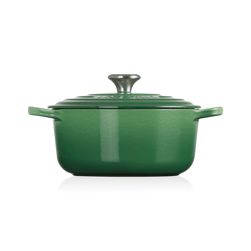 Signature Cast Iron Round Casserole, 24cm, Bamboo