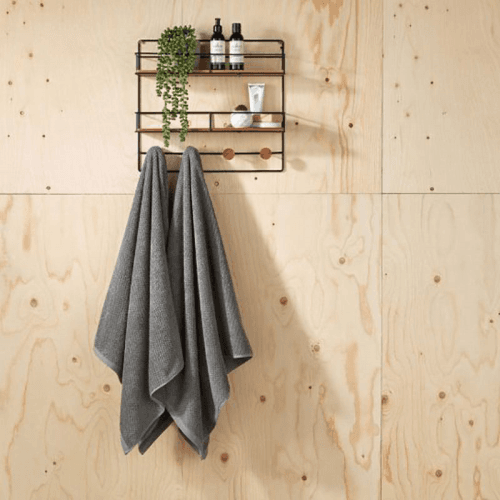 Image showing the Brixton Bath Towel, Titanium product.