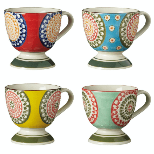Image showing the Florya Set of 4 mugs, H10cm product.