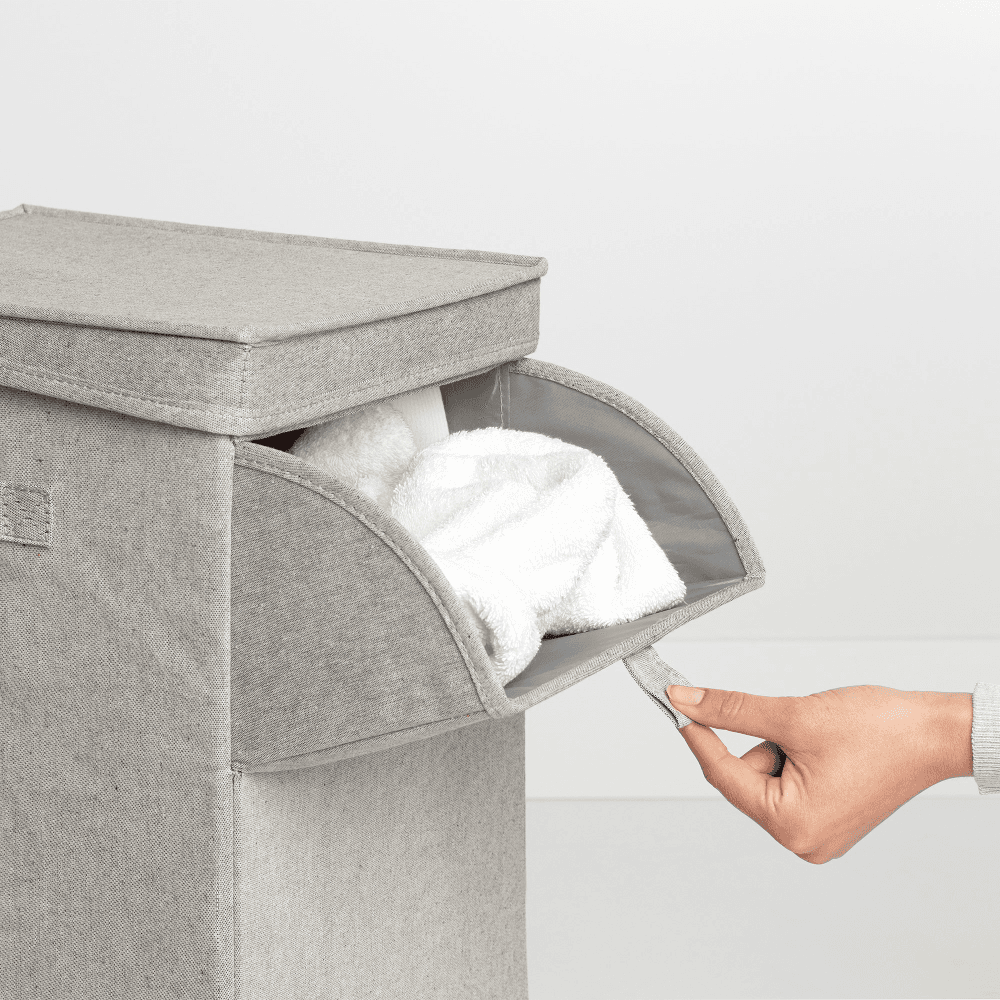 Stackable laundry box, 35 litre, Grey