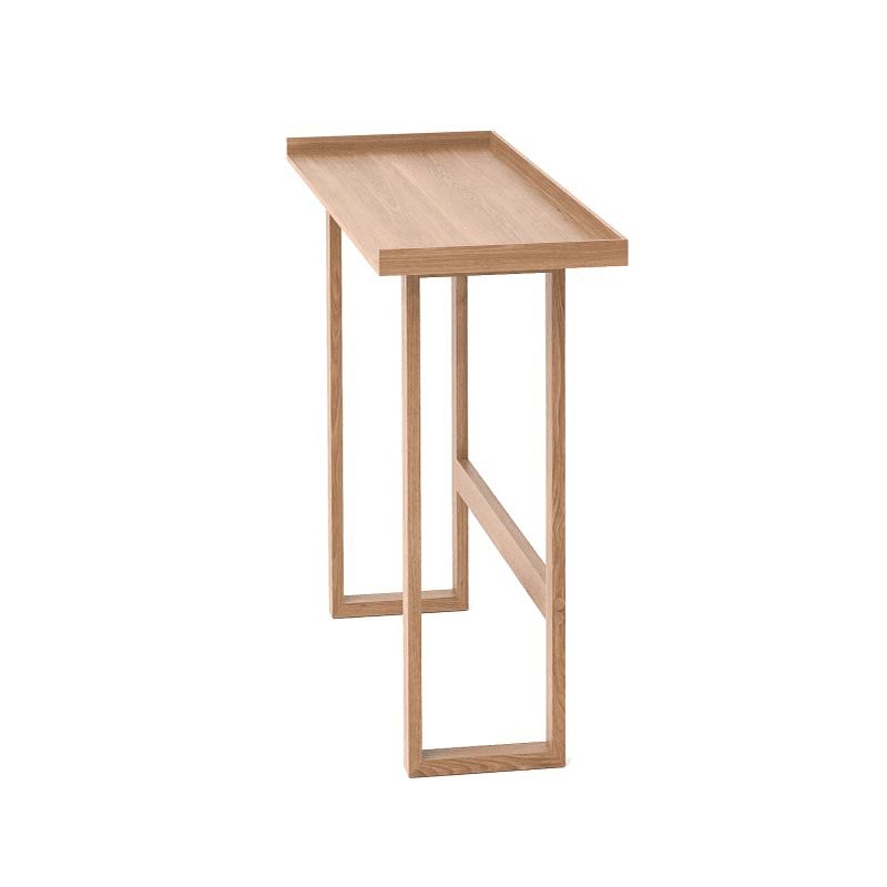 Slim Laptop Writing Table, H74 x W110cm, Oak