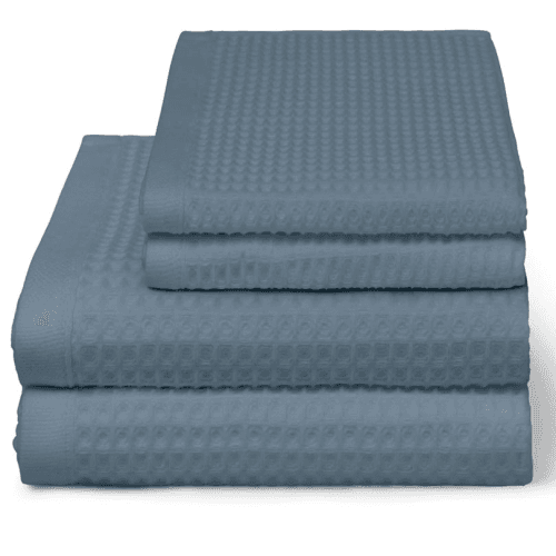 Image showing the Waffle Hand Towel, H50 x W70cm, Marine product.