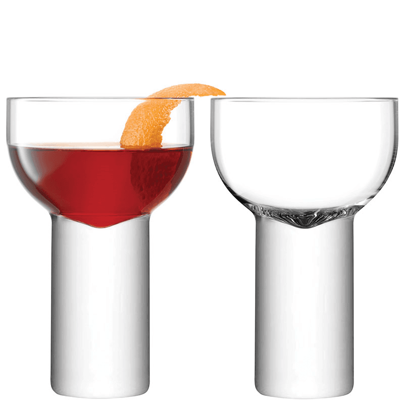 Boris Set of 2 Nick & Nora Glasses, 180ml, Clear