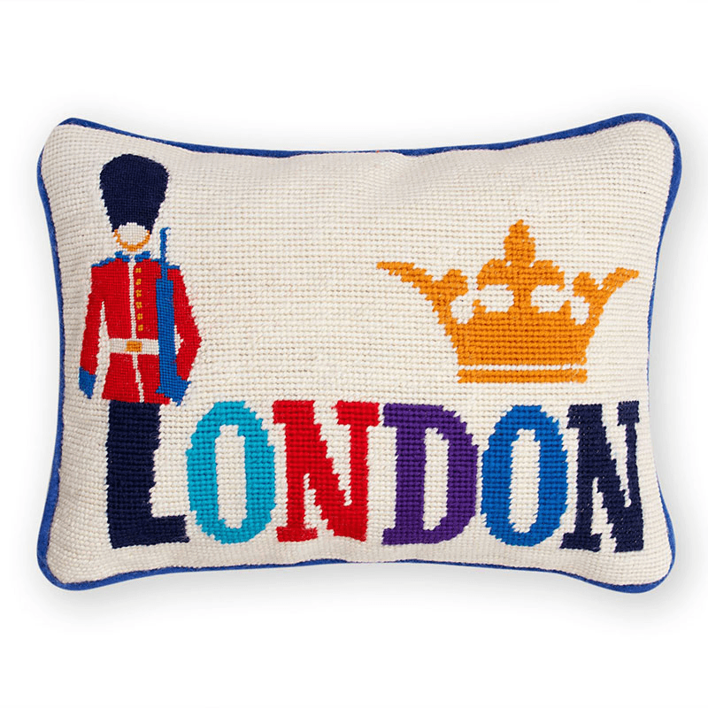 London Cushion, 30.5 x 23cm, Multi