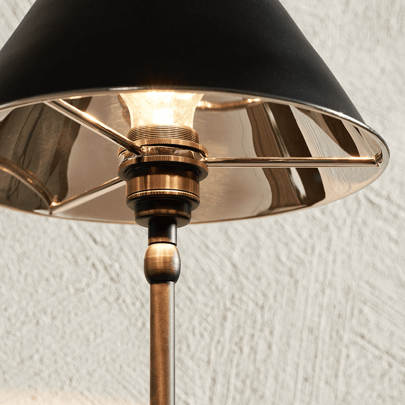 Winton Table Lamp, H45cm, Black