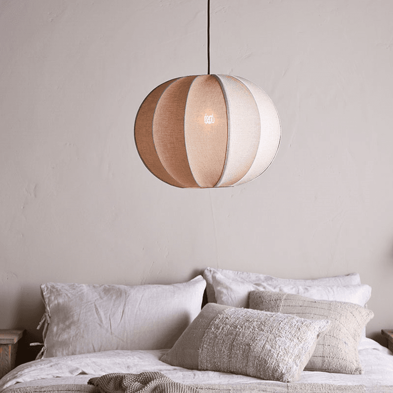 Orisa Linen Lampshade, H32cm, Off White