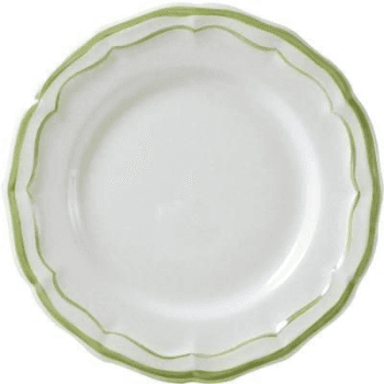 Image showing the Canape Plate, Filet Vert, 16.5cm, Set of 4 product.