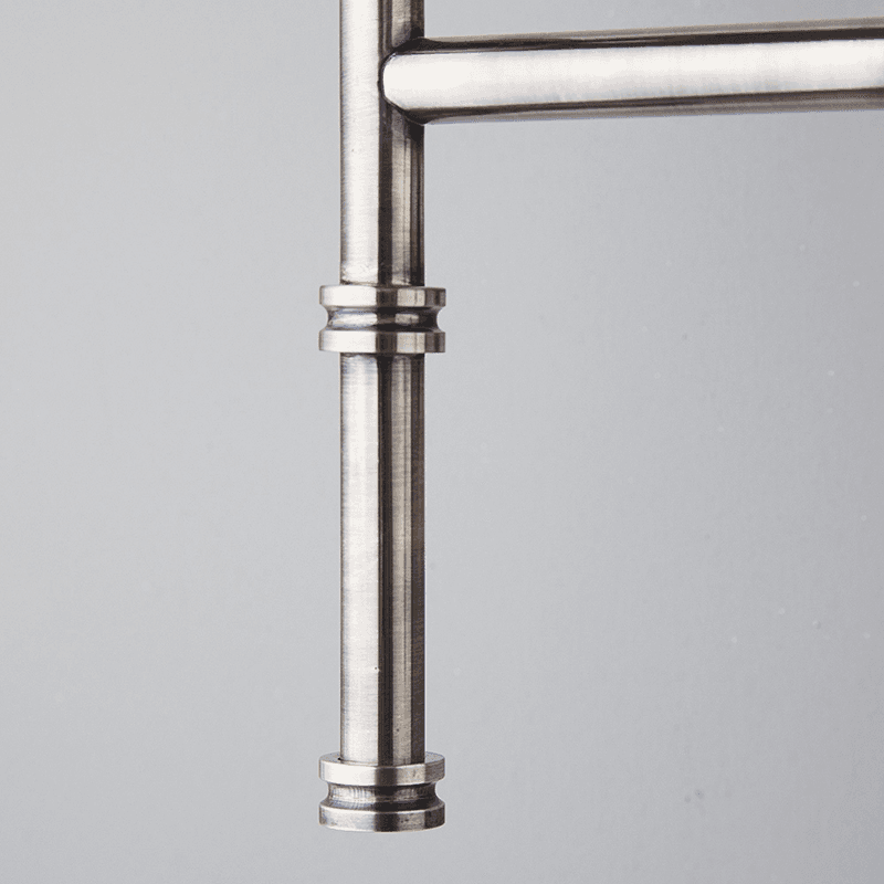 Chukka Double Wall Light Fixture Only, H21cm x W21cm, Antique Silver