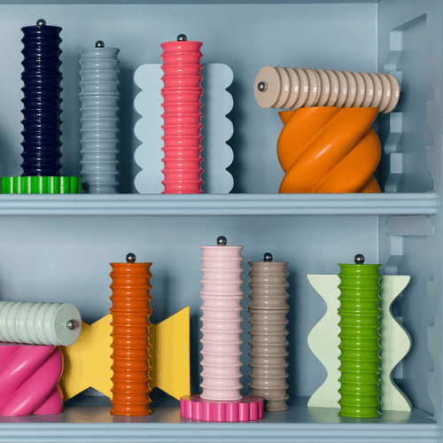 Image showing the Twister Salt & Pepper Mill, 24cm, Sage Green product.