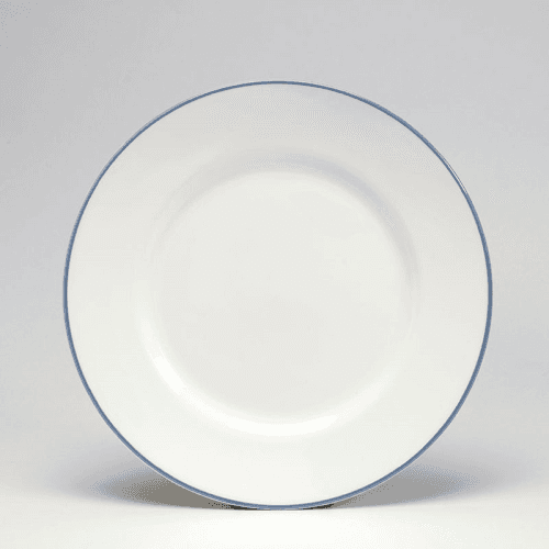Image showing the Dessert Plate, D21cm, Cornflower Blue Rim product.
