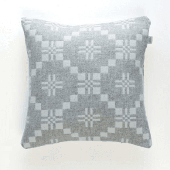 Cushion, St Davids Cross, Silver, 45cm x 45cm