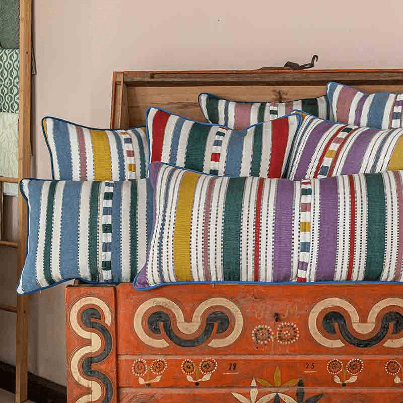 Raya Cushion, 50 x 50cm, Blue