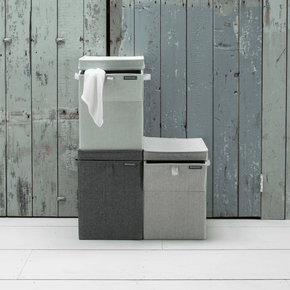 Stackable laundry box, 35 litre, Grey