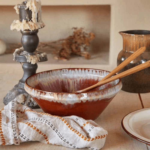 Image showing the Poterie Serving Bowl, D32cm, Caramel Latte product.