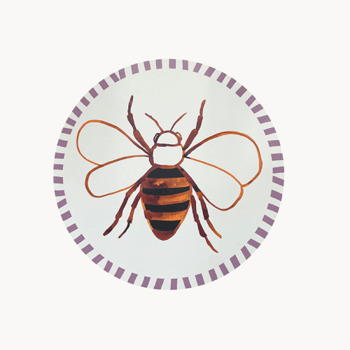Image showing the Bee Placemat, D28cm, Multi product.