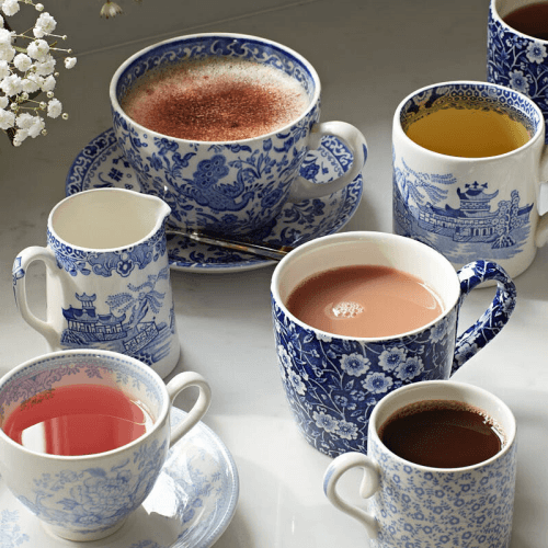 Image showing the Regal Peacock Breakfast Cup, 420ml, Blue product.