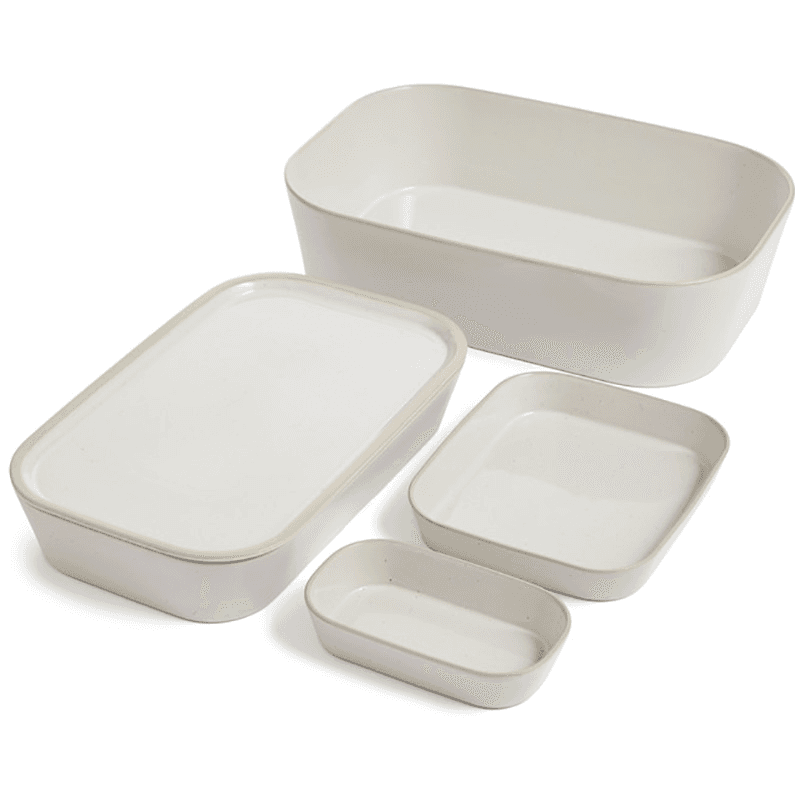 Urban Dining 5 Piece Cook and Serve Set, White