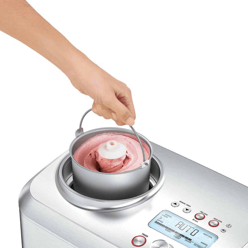The Smart Ice cream maker, 1 litre, stainless steel