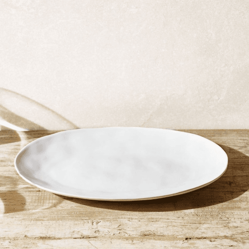Image showing the Portobello Large serving platter, 31 x 46cm, White product.