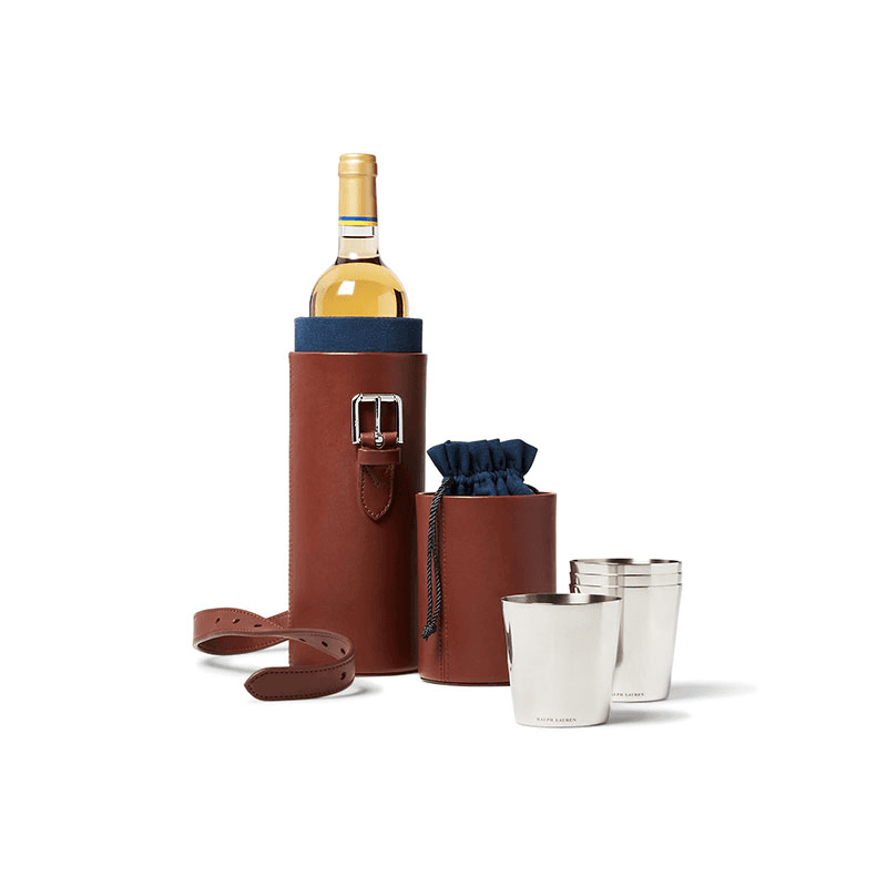 Archer Wine Tote, H50 x D12cm, Chestnut