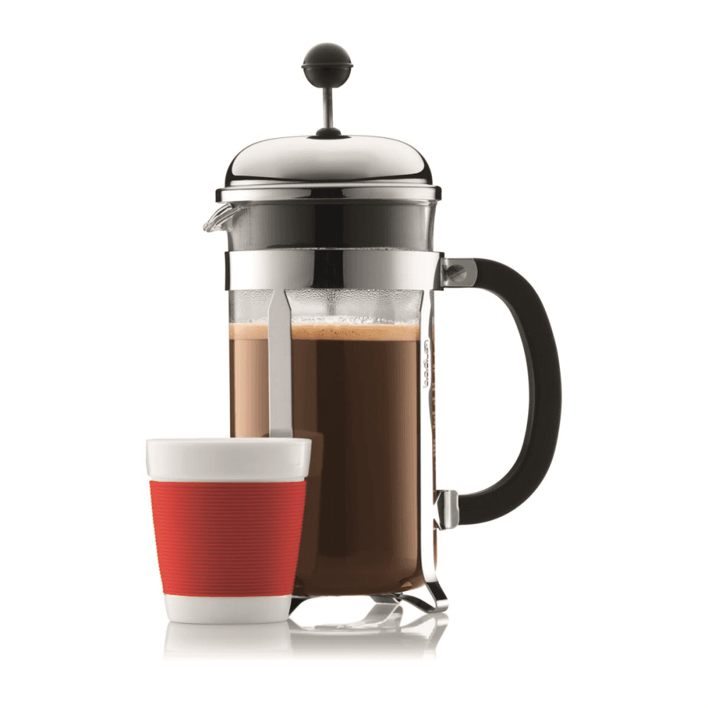 Chambord 8 cup coffee maker, 1 litre, Shiny
